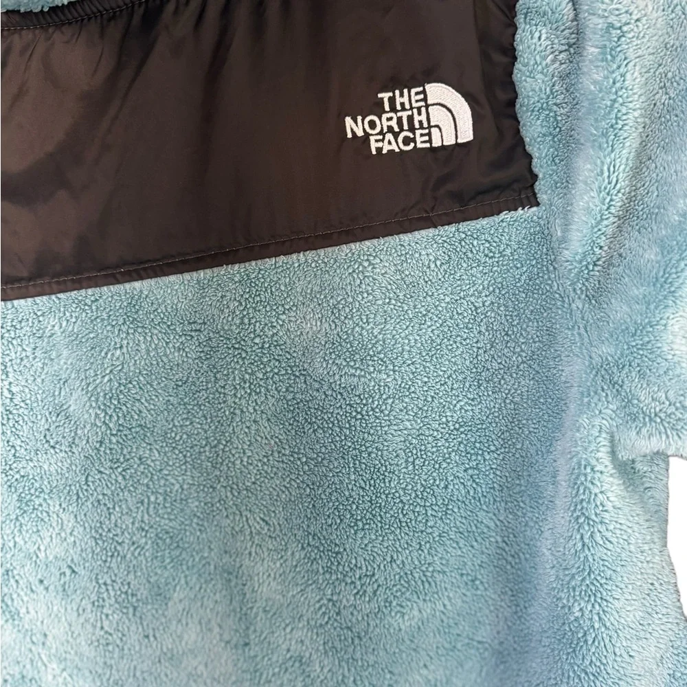 The North face blue fleece hoodie full zip - Picture 3 of 6